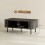 Homcom (Grey) HOMCOM Coffee Table with Storage and Sliding Doors for Living Room 3