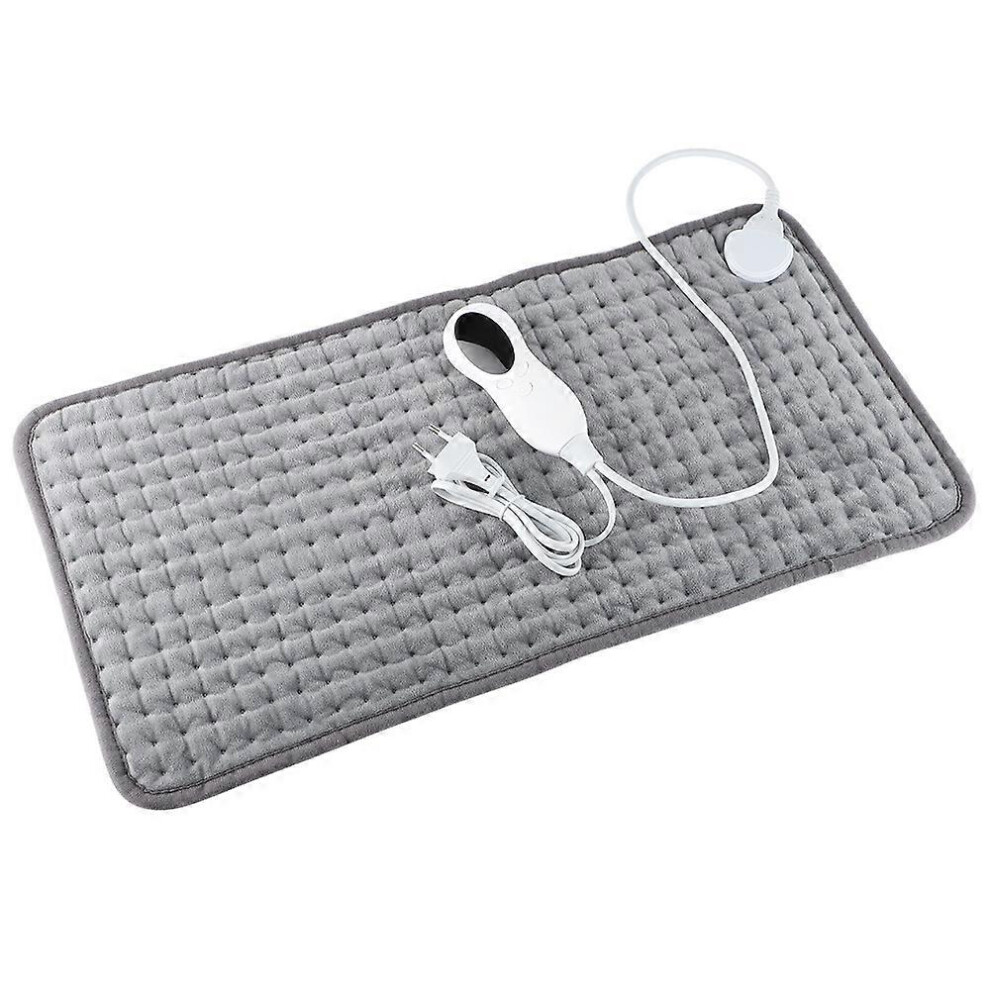 (As show, One size) Heating pad with automatic switch-off 30x59cm Electric heat pad 75 watts with 10 temperature levels, washable, for back, neck, sho