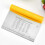 (As show, One size) Dough Scraper, Plastic Pastry Maker, Bread Dough Bowl Scraper, 6 Inch, Yellow 2
