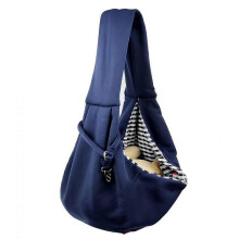 (As show, One size) Blue Carrier Bag for Dogs and Cats Adjustable Shoulder Strap Dog Carrier Bag Hands-Free Shoulder Bag Small Dog Carrier Bag for Small Medium Animals Up