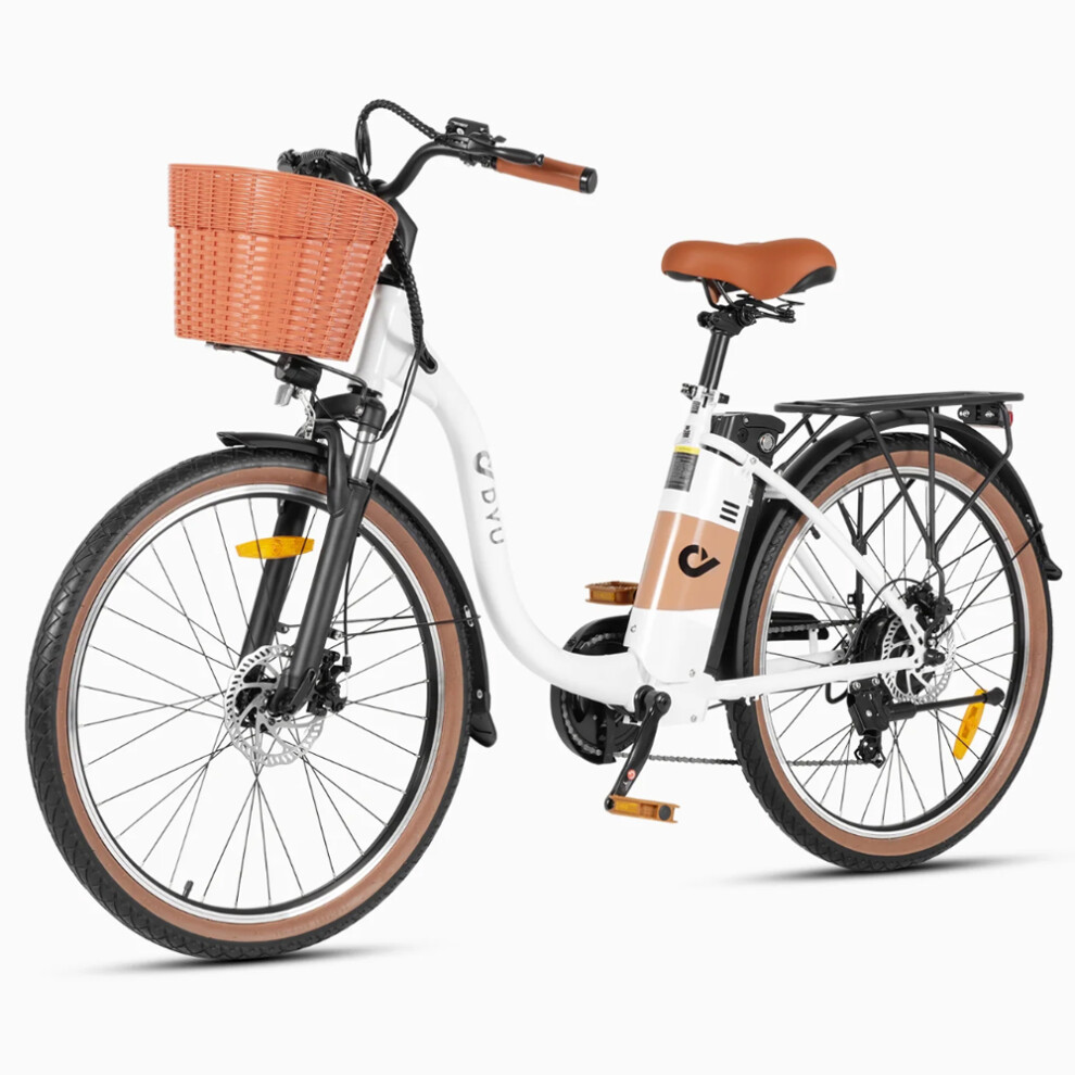 Dyu C6 Pro 26'' Electric Bicycle, 250W Motor, 15.6Ah Battery, 15Mph
