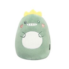 (As show, One size) Dinosaur1 pcs 2-in-1 Travel Pillow for Kids -30*27cm- Soft Toy Convertible to U-Shaped Neck Pillow for Optimal Travel Comfort