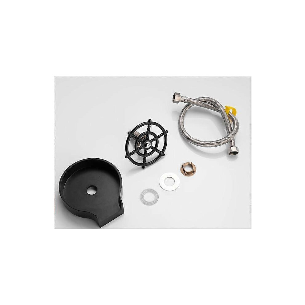 (As Show, One Size) Black Sink Glass Rinser, Automatic Glass Washer, Sink Glass Washer, Kitchen Sink Accessories, Sink Glass Rinser For Home Bar Cafe 4704245262785