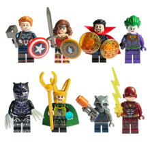 8Pcs Marvel Avengers Super Heroes Mini Figures Dc Set Fit Lego