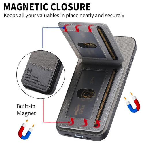 (Gray ) Case for Samsung Galaxy A32 5g Shockproof Wallet Rfid Blocking Leather Case 1