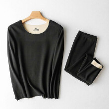 (M) Womens Thermal Underwear Set Base Layer Fleece Lined Soft Top Bottom