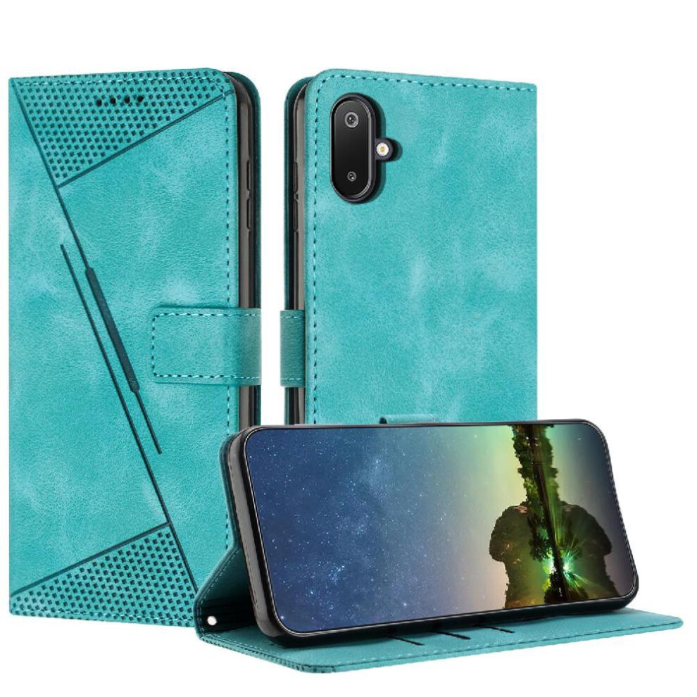 (Green) Flip Case For Samsung Galaxy M06 5G Pu Leather Card Insertion Wallet Kickstand Green 764563624218