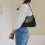 Handtasche Schwarz Einfache Kette Tasche Damen Pendeln Einkaufen 6