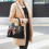 Zwarte dames handtas Tote Bag grote capaciteit mode herfst winter 6