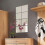 (L) 9pcs Flexible Mirror Sheets Self-adhesive Plastic Mirror Tiles 25*25cm 3