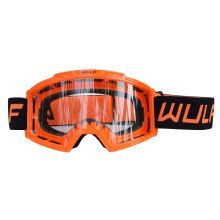 (Orange) WULFSPORT ADULTS MOTOCROSS TECH GOGGLES Off Road ATV Dirt Bike QUAD Enduro