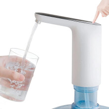 (As show, One size) Bottled Water Dispenser,built-in Electric Drinking Water Pump 1200mah Rechargeable Battery Usb Touch Switch Lade Automatic Water Pump For Home Office