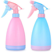 (As show, One size) 2 Pcs 500ml Plant Spray Bottle, Empty Plastic Water Bottles, Vacuum Spray Bottle, For Garden, Home Flowers, Kitchen Cleaning, Hair Salon - Blue/pink