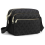 Μαύρες νάιλον τσάντες crossbody για γυναίκες, τσάντα ώμου ταξιδιού, καπιτονέ τσάντε 2