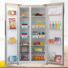 6pack Plastic Storage, Portable Plastic Weave Refrigerator Basket