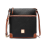 Μαύρες γυναικείες τσάντες crossbody, τσάντες ώμου, δερμάτινες τσάντες με στάμπα λίτσι 1