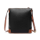 Μαύρες γυναικείες τσάντες crossbody, τσάντες ώμου, δερμάτινες τσάντες με στάμπα λίτσι 5