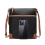 Μαύρες γυναικείες τσάντες crossbody, τσάντες ώμου, δερμάτινες τσάντες με στάμπα λίτσι 4