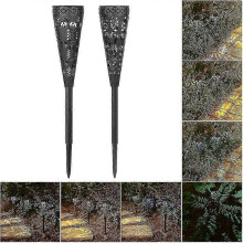 2pcs Solar Lamp Garden Outdoor Led Waterproof Lamp Night Light Showing Taiwan Lawn Light