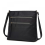 Μαύρη τσάντα ώμου με διπλό φερμουάρ, πολυλειτουργική, φορητή τσάντα για γυνα 3
