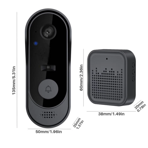 Wireless Security Smart WiFi Doorbell Intercom Video Camera Door Ring Bell Chime 1