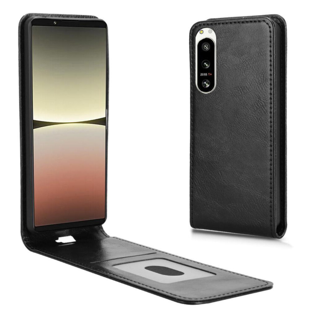 (Black) Compatible Case For Sony Xperia 5 Iv High Quality Unique Accurate Incision Kickstand Function Black 764563626830