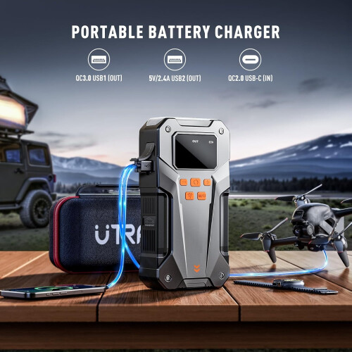 Jump Starter Power Pack with Air Compressor 2