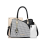 Borsa a tracolla da donna nera con motivo patchwork 4