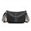 Borsa a tracolla in PU da donna, alla moda, con cento rivetti, tracolla larga 1