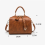 Borsa a tracolla quadrata nera in PU, borsa da donna con rivetti, moda vintage 6