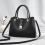 Borsa a tracolla da donna nera, borsa a tracolla, semplice, nuova moda 6