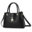 Borsa a tracolla da donna nera, borsa a tracolla, semplice, nuova moda 1