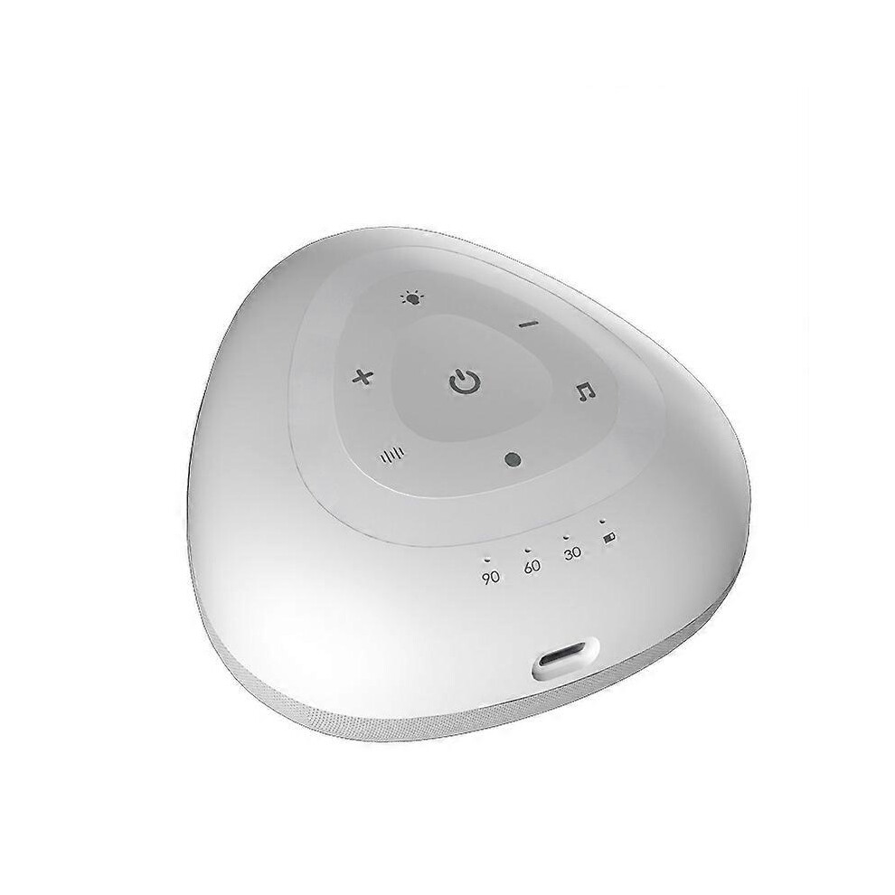(As Show, One Size) Baby Sleep Instrument Soothing To Sleep Bluetooth Speaker Sleep Aid Music God Noise Machine Sleep Aid White