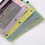 Pencil Pouch 3 Ring Transparent Capacity Organizer with Zipper(yellow) 5