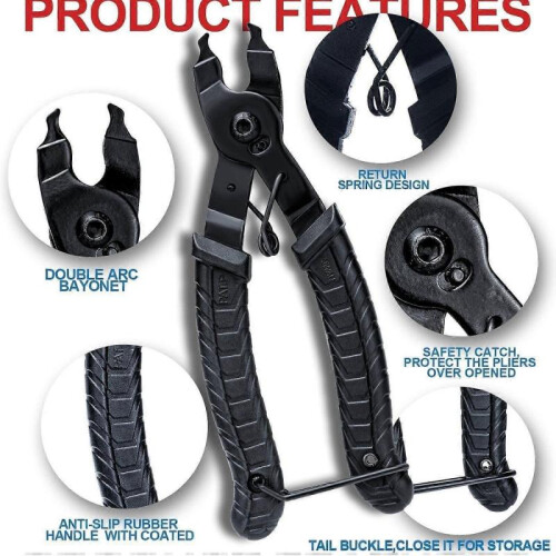 Bicycle chain tools with chain hook, bicycle link pliers + bicycle chain splitter + bicycle chain checker for bicycle 1