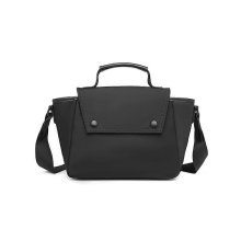 Bolsa feminina preta, bolsa de ombro, bolsa de tecido Oxford, bolsa feminina casual para viagem, bolsa transversal