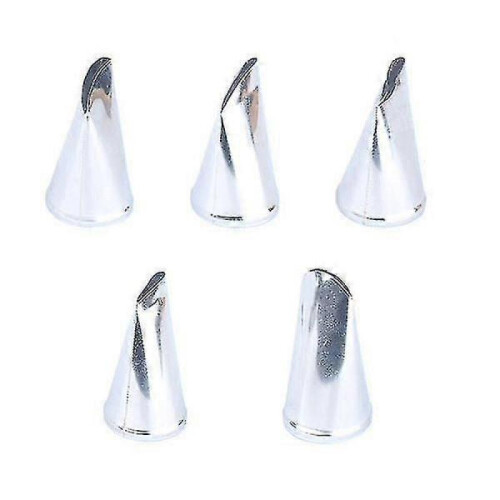5pcs Cake Decorations Nozzle Set Rose Petal Stainless Steel Cake Decor Tool 2