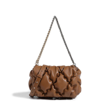 Bolsa de corrente de treliça, bolsa de axila, bolsa de ombro transversal para meninas