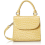 Bolsa transversal feminina Diana com alça superior, amarela 2