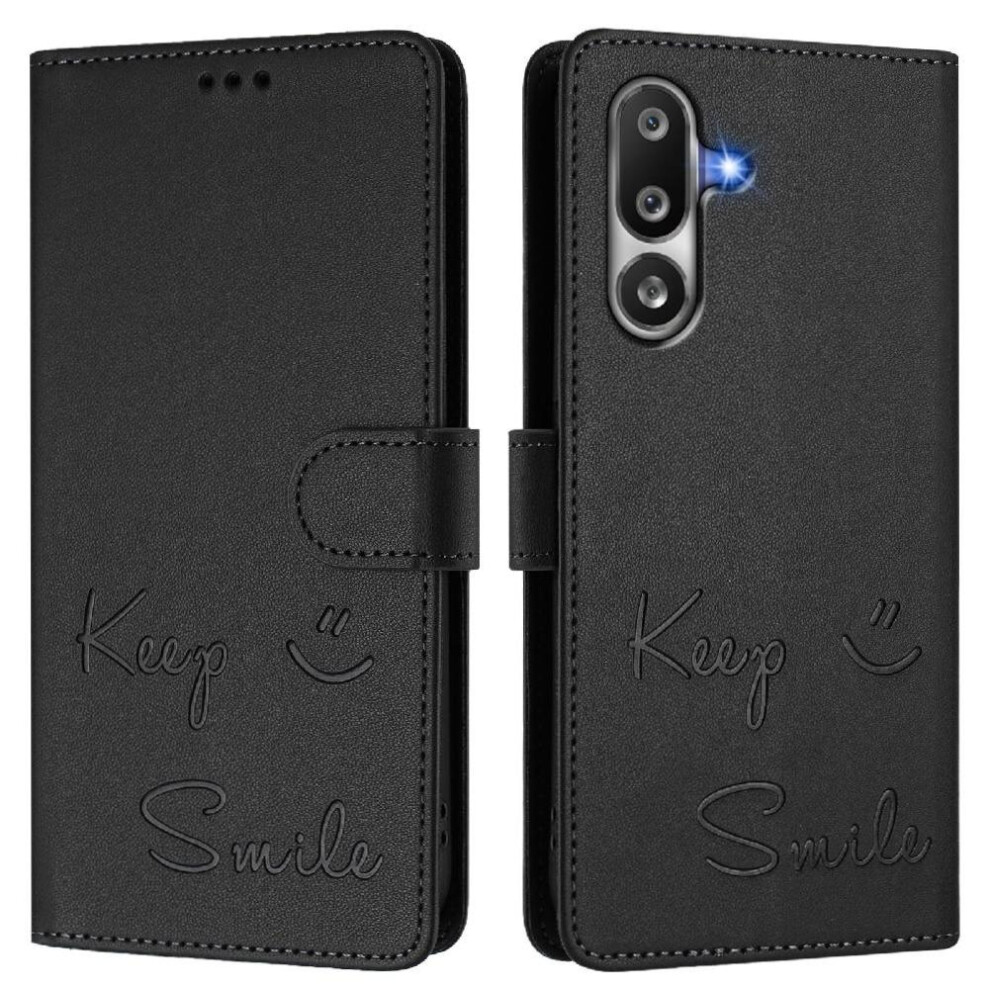 (Black) Case For Samsung Galaxy M36 5G Rfid Blocking Pu Leather Card Holder Wallet Flip Cover Black 764563628858