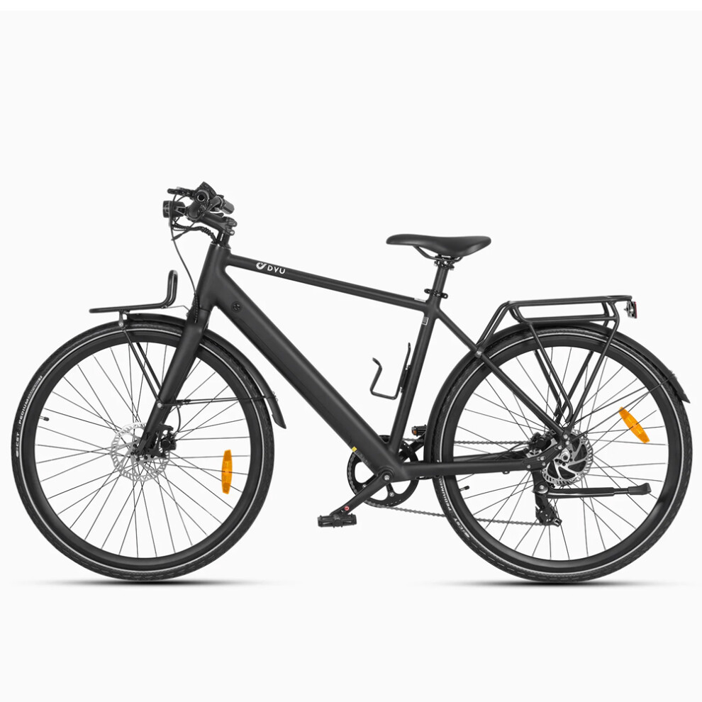 DYU Stroll1 electric bicycle, 250W motor, 15MPH, 9AH battery, Black-image-OPC-PHNRHKM-NEW