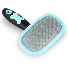 (Blue) Dog Brush Cat Brush Slicker Pet Brush Shedding Grooming Tools