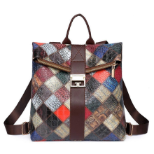Weiche Leder Umhängetasche Frauen Retro Reise Rucksack Große Kapazität Casual