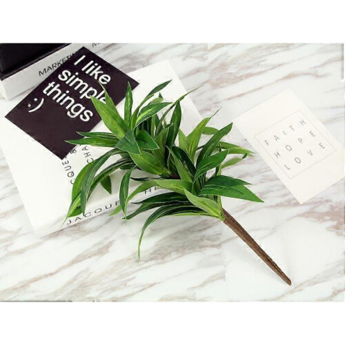 (2 green) artificial plant artificial bamboo decoration