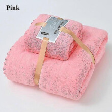 (1) 3pcs/set Pure Cotton Super Absorbent Quick Dry Oversized Bath Towels Super Soft Premium Towels