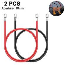 Battery Cables Set with Terminals, 3/8-inch Lugs Positive And Negative(16-10mm)