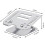 Ergonomic Height Angle Adjustable Computer Laptop Holder Compatible with Most Laptops 2