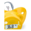 Beurer Pacifier/Dummy Baby Thermometer - Yellow 2