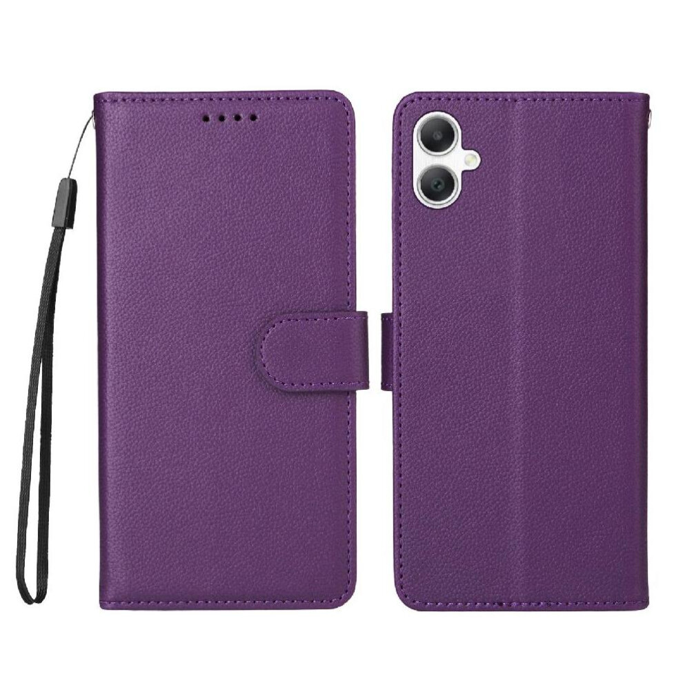 (Purple) Flip Case For Samsung Galaxy A07 Crad Slot Wireless Charging Wallet Magnetic Car Mount Purple 764563631131