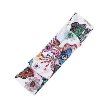 Women Christmas Stretchy Headband Cartoon Patterns Printed Workout Yoga Sports Hair Band Cute Bowknot Holiday Headwrap